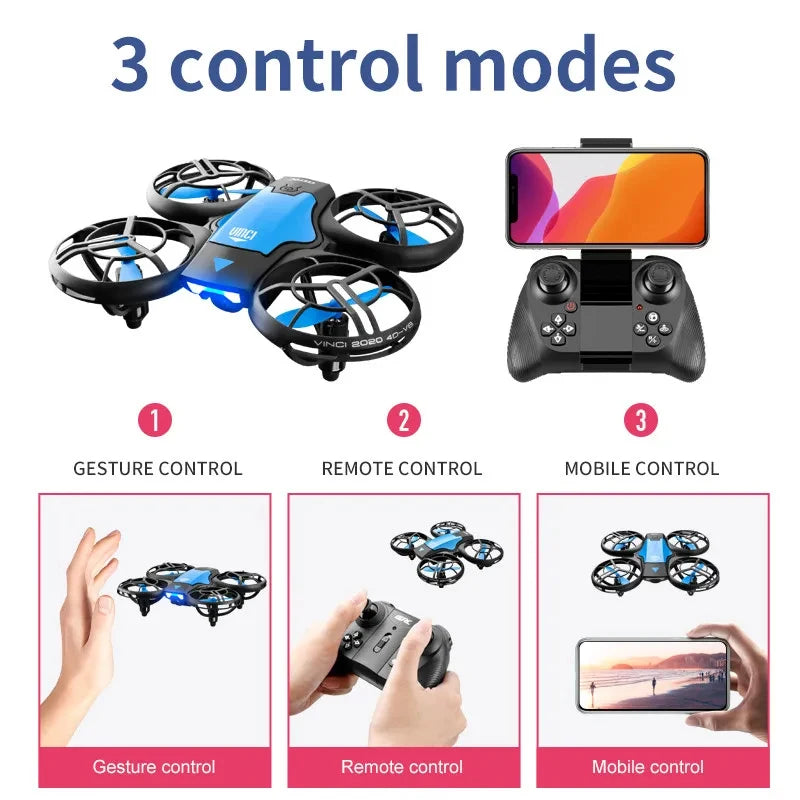 New 811 Mini Drone 8K Profession 4K HD Wide Angle Camera Wifi Rc Fpv Foldable Drones Height Keep Drones Helicopter Kids Toys