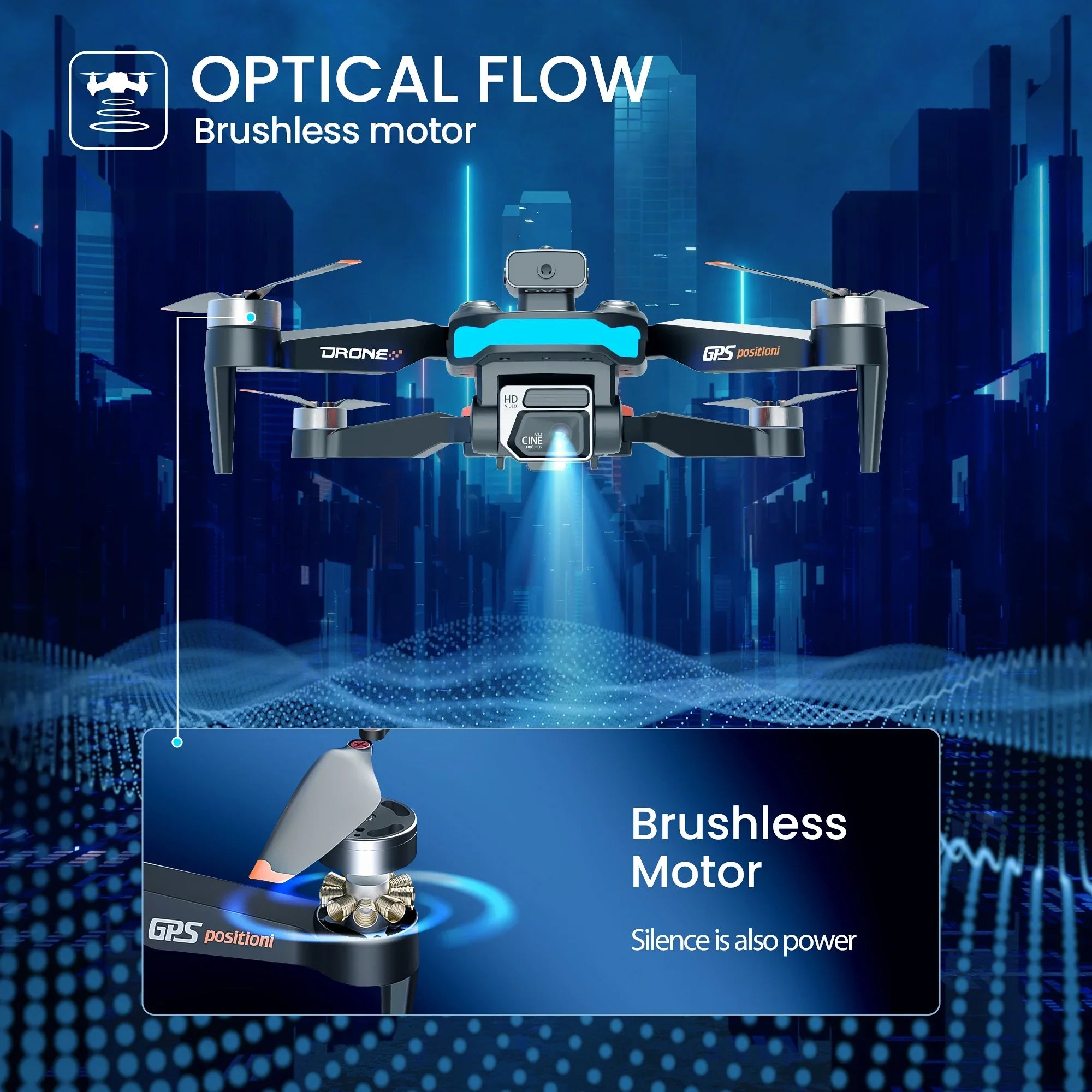 Elevate Your Aerial Adventures with the D99 GPS Drone: 8K UHD Camera, Foldable Design, Perfect for Beginners and Enthusiasts!