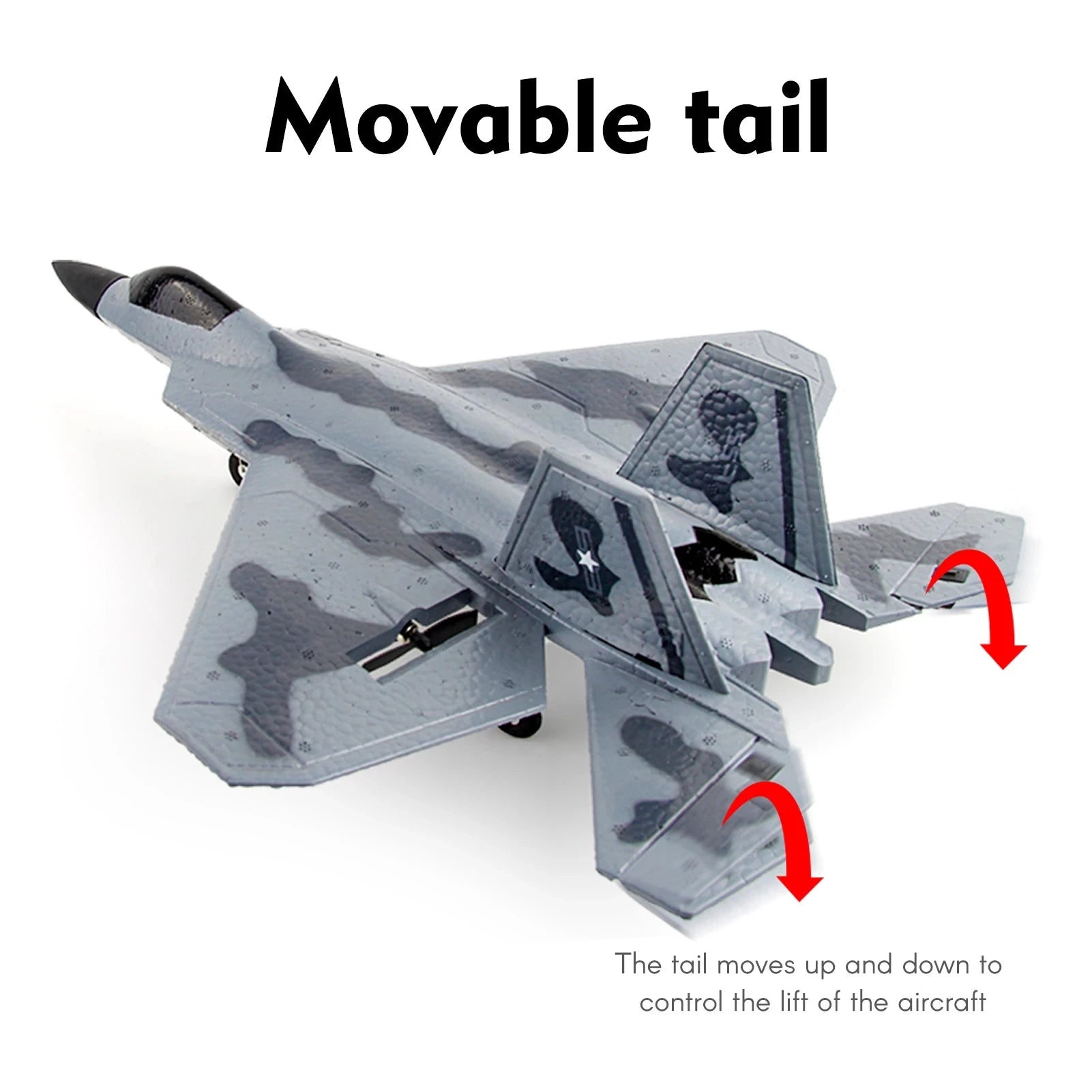 FX922 RC Plane 2.4G 2CH/4CH Remote Control Airplane F-22 Raptor Fighter EPP Foam Glider Aircraft Toys for Boys