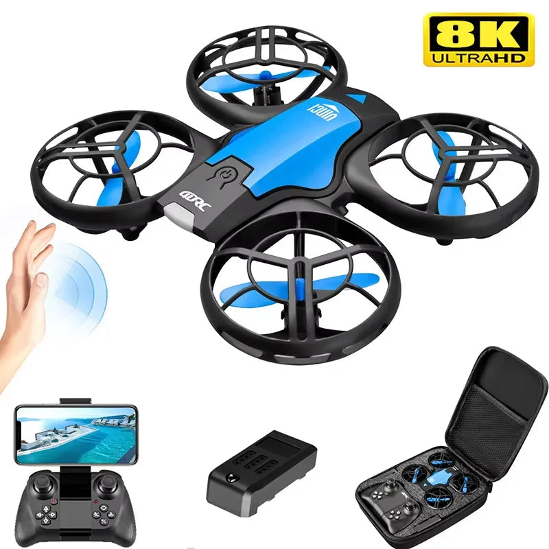 New 811 Mini Drone 8K Profession 4K HD Wide Angle Camera Wifi Rc Fpv Foldable Drones Height Keep Drones Helicopter Kids Toys